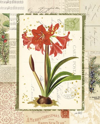 Framed Holiday Nostalgia III Print