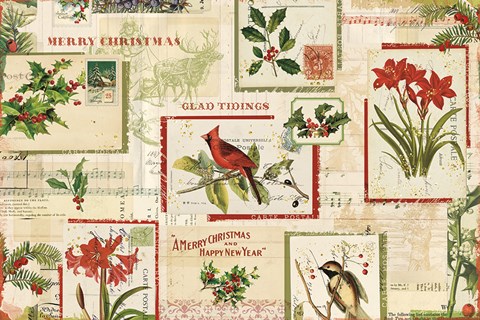 Framed Holiday Nostalgia I Print