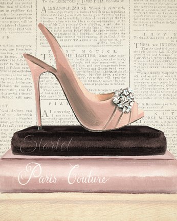 Framed Fashion Magazine III Print