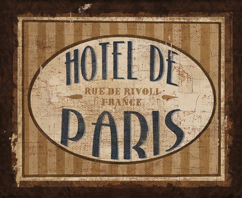 Framed Luggage Labels III Print