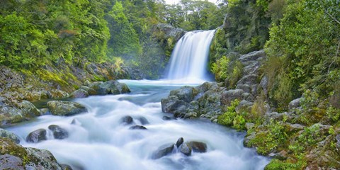 Framed Tawhai Falls, New Zealand Print