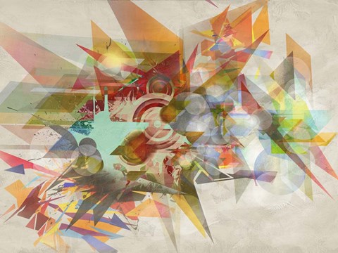 Framed Machinery in Motion Print