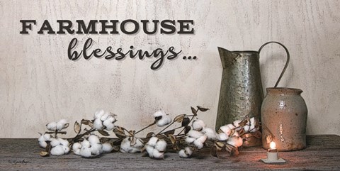 Framed Farmhouse Blessings Print