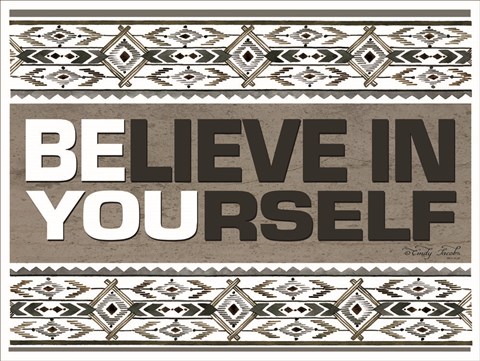Framed Believe in Yourself Print