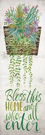 Framed Bless This Home Print