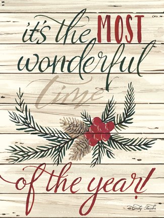 Framed Most Wonderful Time Print