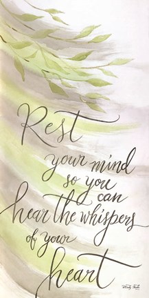 Framed Rest Your Mind Print