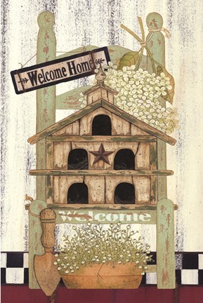 Framed Garden Chair Print