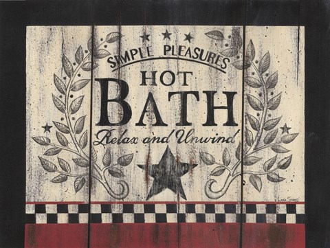 Framed Hot Bath Print