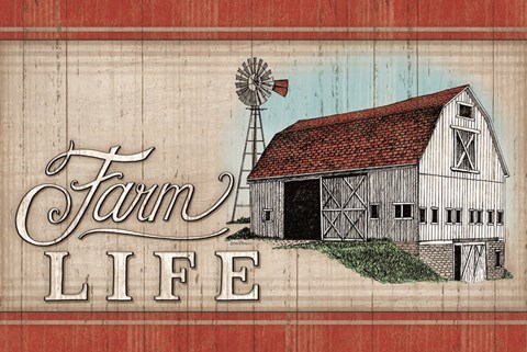 Framed Farm Life Print