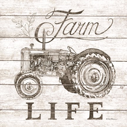 Framed Farm Life Print