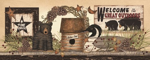 Framed Great Outdoors Still Life Print