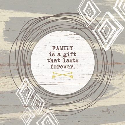 Framed Family is a Gift Print