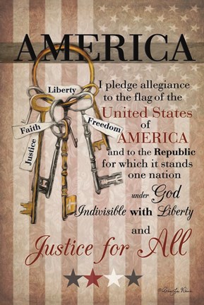 Framed Keys to Freedom Print