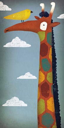 Framed Giraffe Print