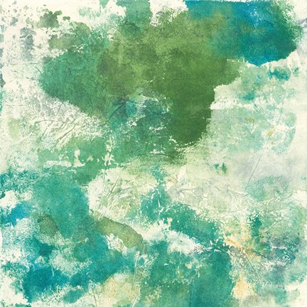 Framed Mossy Rock II Print