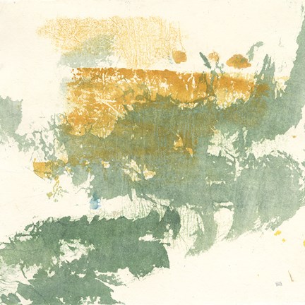 Framed Textured Gold II Print