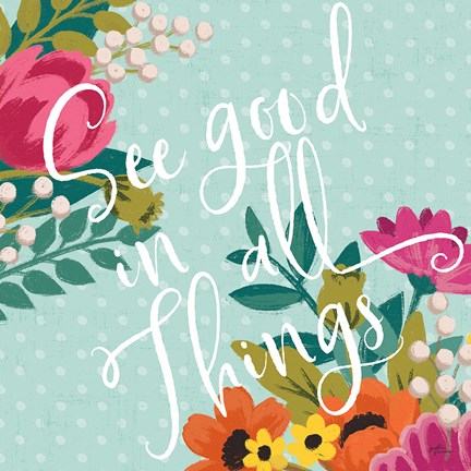 Framed Romantic Luxe XI Print