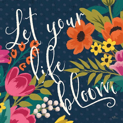 Framed Romantic Luxe II Print