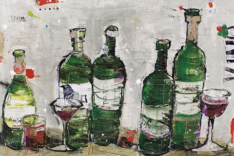 Framed Win Win Green Grey Print