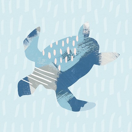 Framed Coastal Cool IV Print