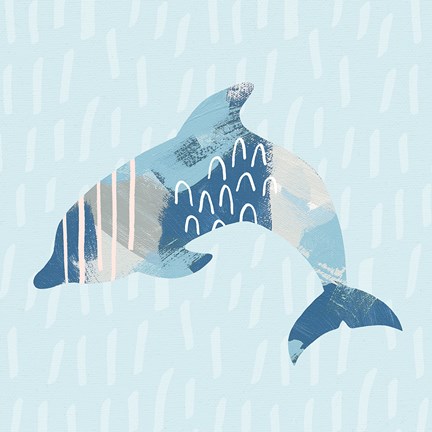 Framed Coastal Cool III Print