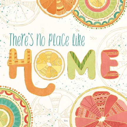 Framed Citrus Splash VI Print