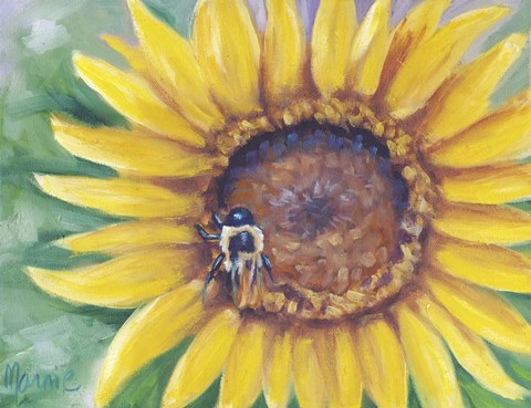 Framed Busy Bee Print