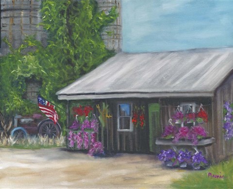 Framed Betsy&#39;s Stand Print