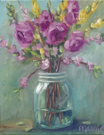 Framed Spring Blossoms I Print