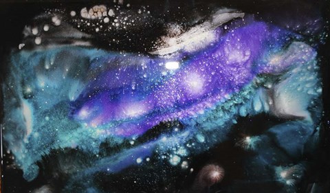 Framed Gallactic Sky Print