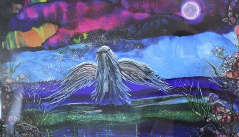 Framed My Dark Angel Print