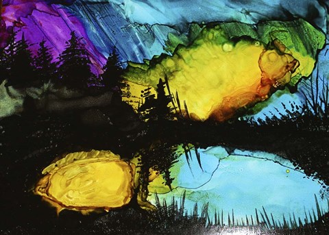 Framed Reflections 1 Print