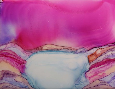 Framed End of the Lake Print