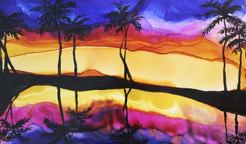 Framed Tropical Print