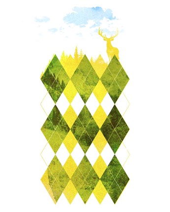 Framed Elegant Forest Print