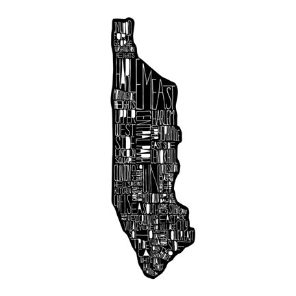 Framed Manhattan Print