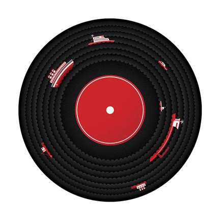 Framed Ocean Blues Print