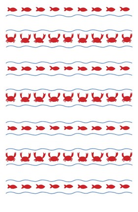 Framed Summer Pattern Print