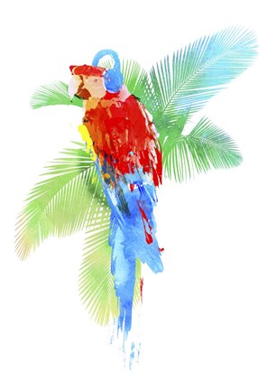 Framed Tropical Party Print