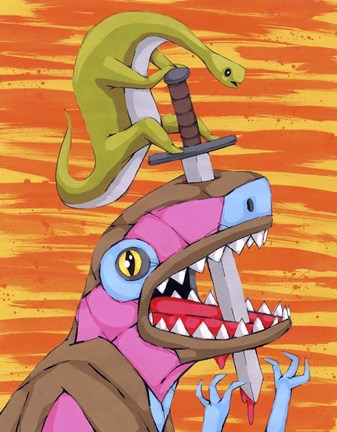 Framed Coming Out On Top Print