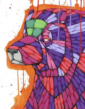 Framed Grizzly Print