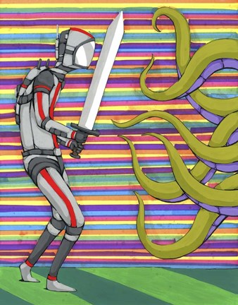 Framed Gathering Courage Print