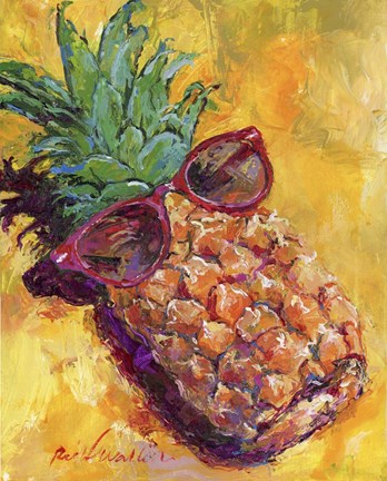 Framed Art Pineapple Print