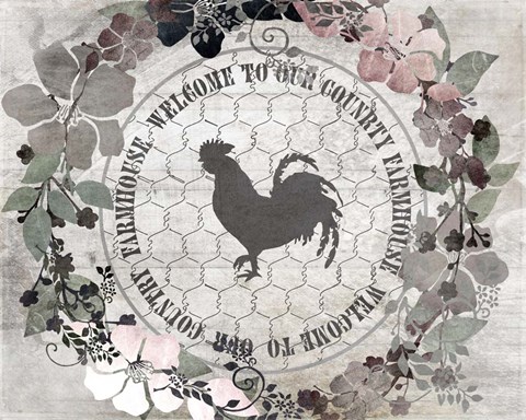 Framed Down On The Farm V12 Print