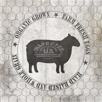 Framed Down On The Farm Country V9 Print