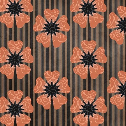 Framed Gypsy Horse Collection Surface Pattern V1 15 Print