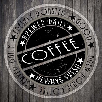 Framed Coffee Signs V3 Print
