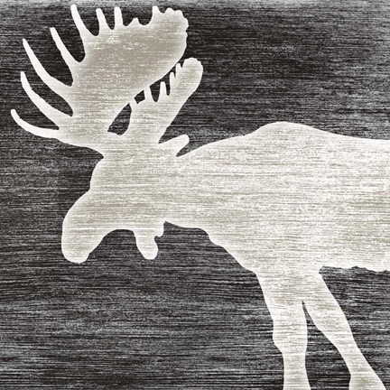 Framed Good Night Moose Print
