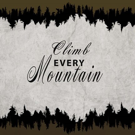 Framed Rustic Lodge Collection Sign V3 Print